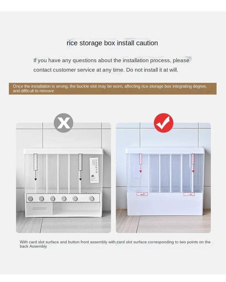 Food container storage box