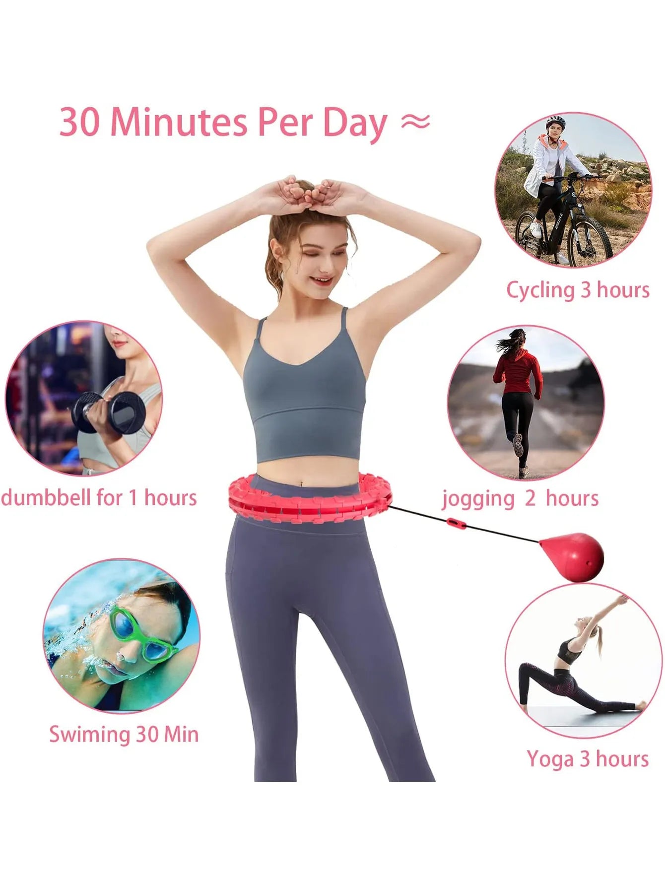 Weighted Fitness Circle Hoops